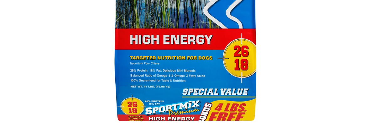 Sportmix Adult High Energy Mini Chunk Recipe Dry Dog Food, 44 lb. Bag